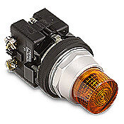 Кнопка 30 мм: без фиксации, желтая (PN# HT8GBAV3)