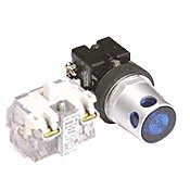 Кнопка 30 мм: без фиксации, синяя (PN# HT8GDBAV3)