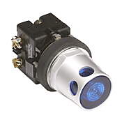 Кнопка 30 мм: без фиксации, синяя (PN# HT8GDBV3)