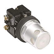 Кнопка 30 мм: без фиксации, белая (PN# HT8GDWV3)