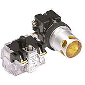 Кнопка 30 мм: без фиксации, желтая (PN# HT8GDYBV3)