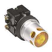 Кнопка 30 мм: без фиксации, желтая (PN# HT8GDYV3)