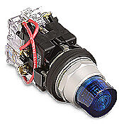 Индикаторная лампа: 30 мм, синяя (PN# HT8GVBV7)