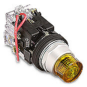 Индикаторная лампа: 30 мм, желтая (PN# HT8GVYV7)