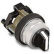 Селекторный переключатель: фиксированный, 30 мм, 3-позиционный, кнопочный (PN# HT8JBH1D)