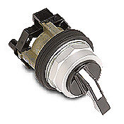 Селекторный переключатель: пружинный возврат справа, 30 мм, 2-позиционный, рычажный привод (PN# HT8JPH3A)