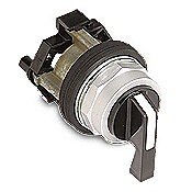 Селекторный переключатель: пружинный возврат в центр, 30 мм, 3-позиционный, рычажный привод (PN# HT8JYH1D)