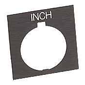 Табличка с легендой: 'INCH' (PN # HT8SP18)