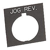 Табличка с легендой: 'JOG REV.' (артикул № HT8SP21)