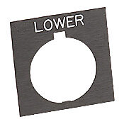 Табличка с легендой: «НИЖНЯЯ» (PN # HT8SP23)