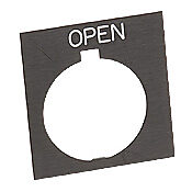 Табличка с легендой: 'OPEN' (PN # HT8SP26)
