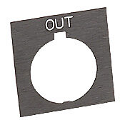 Табличка с легендой: «ВЫХОД» (PN # HT8SP27)