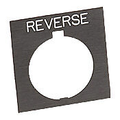 Табличка с легендой: 'REVERSE' (PN # HT8SP30)