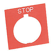 Табличка с легендой: «СТОП» (PN # HT8SP34)