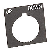 Табличка с легендой: «ВВЕРХ ВНИЗ» (PN # HT8SP48)