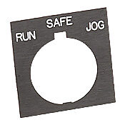 Табличка с легендой: «БЕГАЙТЕ БЕЗОПАСНУЮ ПРОГЛУБКУ» (арт. № HT8SP70)