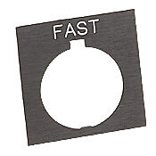 Табличка с легендой: «FAST» (PN # HT8SP75)