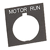 Табличка с легендой: 'MOTOR RUN' (PN # HT8SP81)