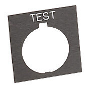 Табличка с легендой: «ТЕСТ» (PN # HT8SP83)