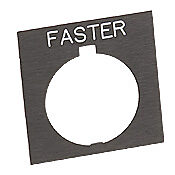 Табличка с легендой: «БЫСТРЕЕ» (PN # HT8SP87)