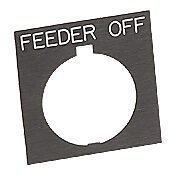 Табличка с легендой: «ПИТАТЕЛЬ ВЫКЛЮЧЕН» (PN# HT8SP95)