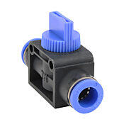 Пневматический быстроразъемный фитинг: 2 шт/уп, штуцерный прямой ручной клапан (PN# HVU10M)