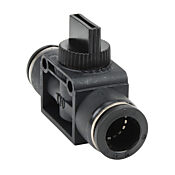 Пневматический быстроразъемный фитинг: 2 шт/уп, прямой ручной клапан с муфтой (PN# HVU12)