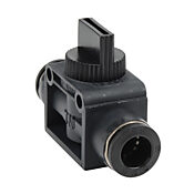 Пневматический быстроразъемный фитинг: 2 шт/уп, штуцерный прямой ручной клапан (PN# HVU38)