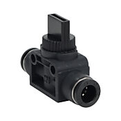 Пневматический быстроразъемный фитинг: 2 шт/уп, прямой ручной клапан с муфтой (PN# HVU516)