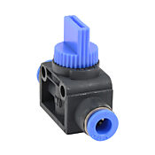 Пневматический быстроразъемный фитинг: 2 шт/уп, штуцерный прямой ручной клапан (PN# HVU6M)