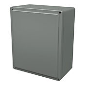 Enclosure: 13 x 11 x 6in, wall mount, fiberglass reinforced polyester (PN# HW-131106CHSC)