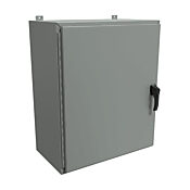 Корпус: 36 x 30 x 16 дюймов, настенное крепление, углеродистая сталь (PN# HW363016GYHK)