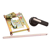 поворотная Рукоятка: пистолетная, черная, для корпусных автоматических выключателей AutomationDirect (Eaton) 400A (PN# KHMVD12B)