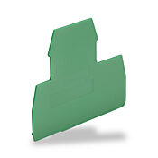 Торцевая крышка клеммной колодки: 10 шт/уп, для клеммных колодок серии KN-D10 или KN-D12 (PN# KN-ECDGRN)