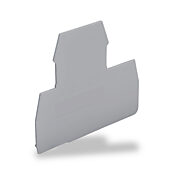 Торцевая крышка клеммной колодки: 25 шт/уп, для клеммных колодок серии KN-D10 или KN-D12 (PN# KN-ECDGRY)