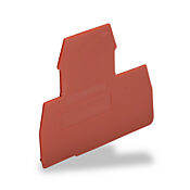 Торцевая крышка клеммной колодки: 10 шт/уп, для клеммных колодок серий KN-D10 или KN-D12 (PN# KN-ECDRED)