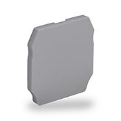 Торцевая крышка клеммной колодки: 100 шт/уп, для клеммных колодок серий KN-M12 и KN-M10 (PN# KN-ECMGRY)