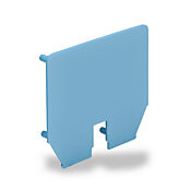 Торцевая крышка клеммной колодки: 10 шт/уп, для клеммных колодок серии KN-T4 (PN# KN-ECT4BLU)