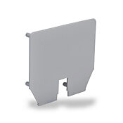 Торцевая крышка клеммной колодки: 25 шт/уп, для клеммных колодок серии KN-T4 (PN# KN-ECT4GRY)