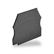 Торцевая крышка клеммной колодки: 10 шт/уп, для клеммных колодок серий от KN-T12 до KN-T6 (PN# KN-ECT6BLK)