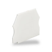 Торцевая крышка клеммной колодки: 10 шт/уп, для клеммных колодок серии KN-T12–KN-T6 (PN# KN-ECT6WHT)