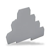 Торцевая крышка клеммной колодки: 10 шт/уп, для клеммных колодок серии KN-TG12 (PN# KN-ECTG12)