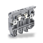 Клеммная колодка с винтовой защитой цепи: 50 шт/уп, серые, 26-8 AWG (PN# KN-F10)