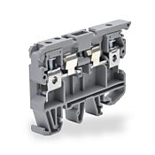 Клеммная колодка с винтовой защитой цепи: 10 шт/уп, серые, 26-8 AWG (PN# KN-F10-10)