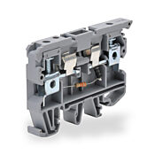 Клеммная колодка с винтовой защитой цепи: 10 шт/уп, серые, 26-8 AWG (PN# KN-F10L110AC-10)