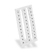 Маркировочная бирка: пронумерована 11-20 (по 25 каждого номера) (PN# KN-L6P5-11-20-250)