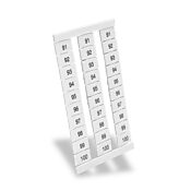 Маркировочная бирка: пронумерована 91-100 (по 50 каждого номера) (PN# KN-L6P5-91-100)