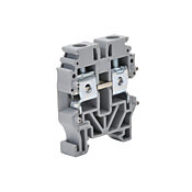 Винтовая мини-одноуровневая проходная клеммная колодка: 25 шт/уп, серые, 26-10 AWG (PN# KN-M10GRY-25)