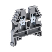 Винтовая одноуровневая проходная клеммная колодка: 80 шт/уп, серые, 26-10 AWG (PN# KN-T10GRY-80)