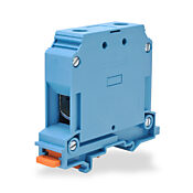 Винтовая одноуровневая проходная клеммная колодка: 10 шт/уп, синие, 6-1/0 AWG (PN# KN-T1/0BLU-10)